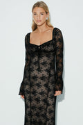 Lace dress - Noir
