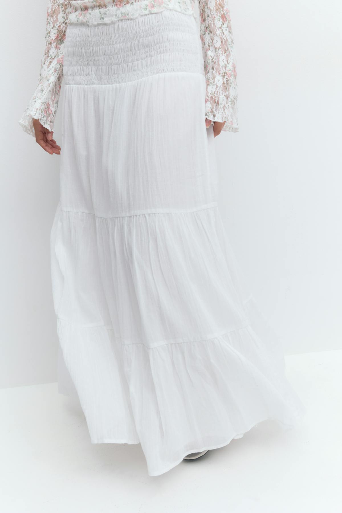maxi skirt - Beige