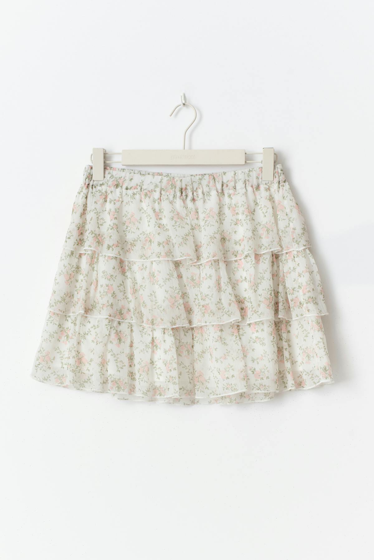 Chiffon skirt - Flower