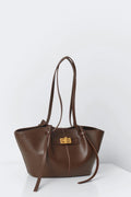 Midi long strap bag - Noir