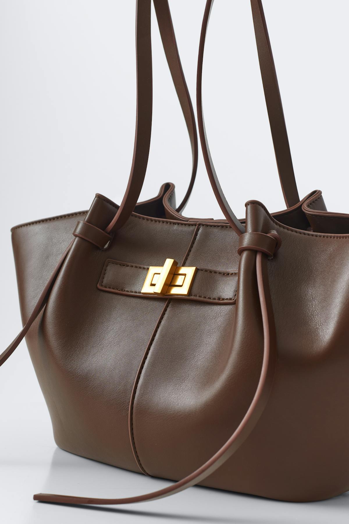 Midi long strap bag - Bordeaux