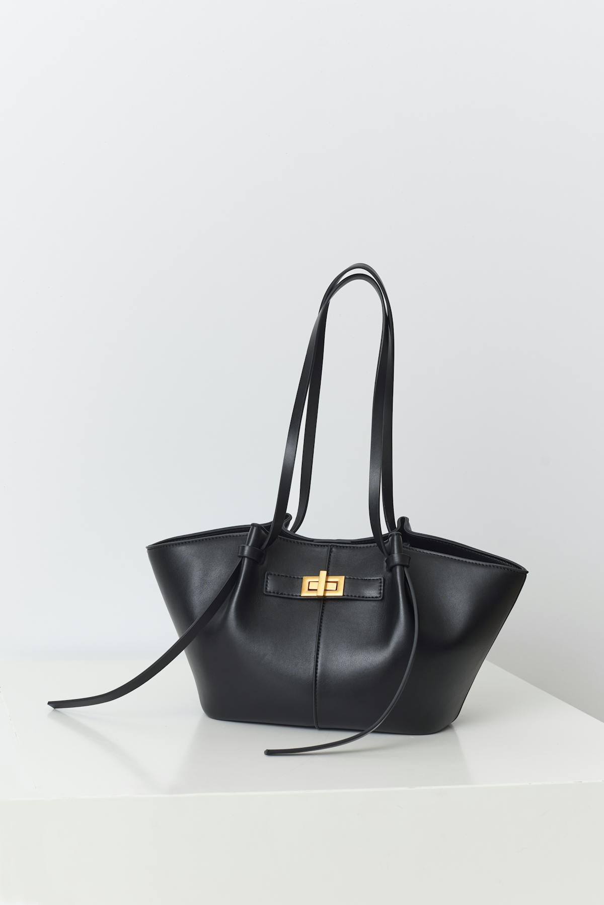 Midi long strap bag - Creme