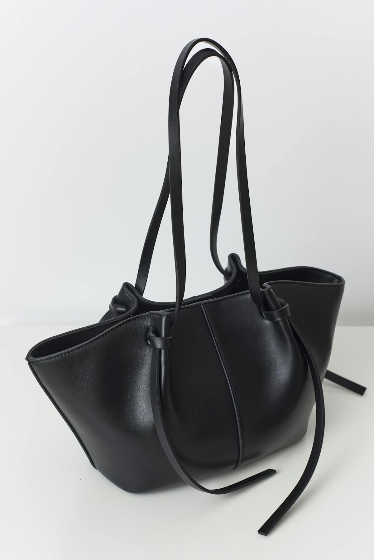 Midi long strap bag - Marron