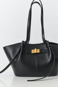 Midi long strap bag - Multi brown