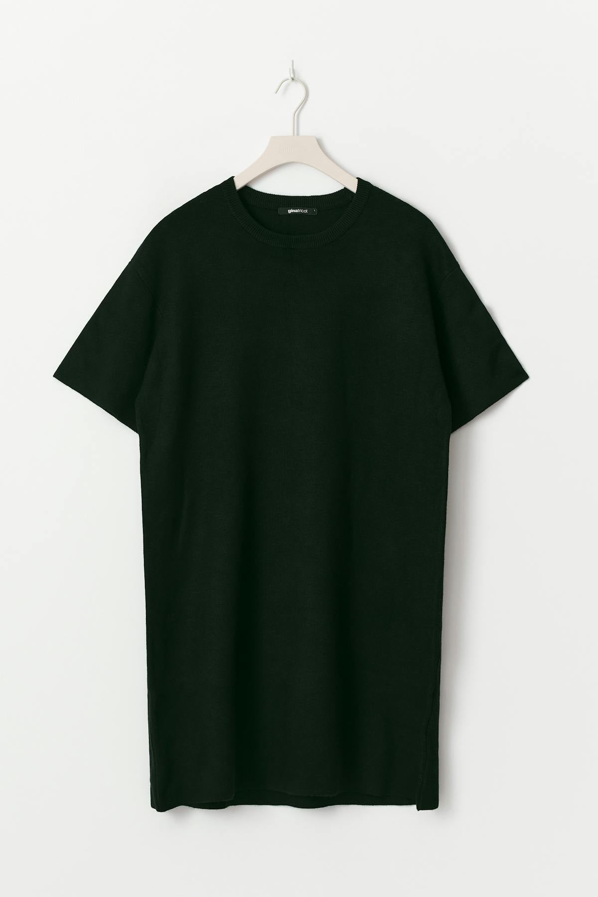 knitted dress - Black/white