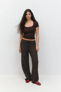 Crochet trousers - Blanc cassé