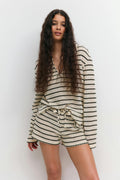 Crochet shorts - Stripe