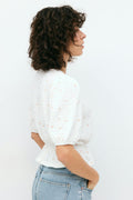 Puff sleeve top - Noir