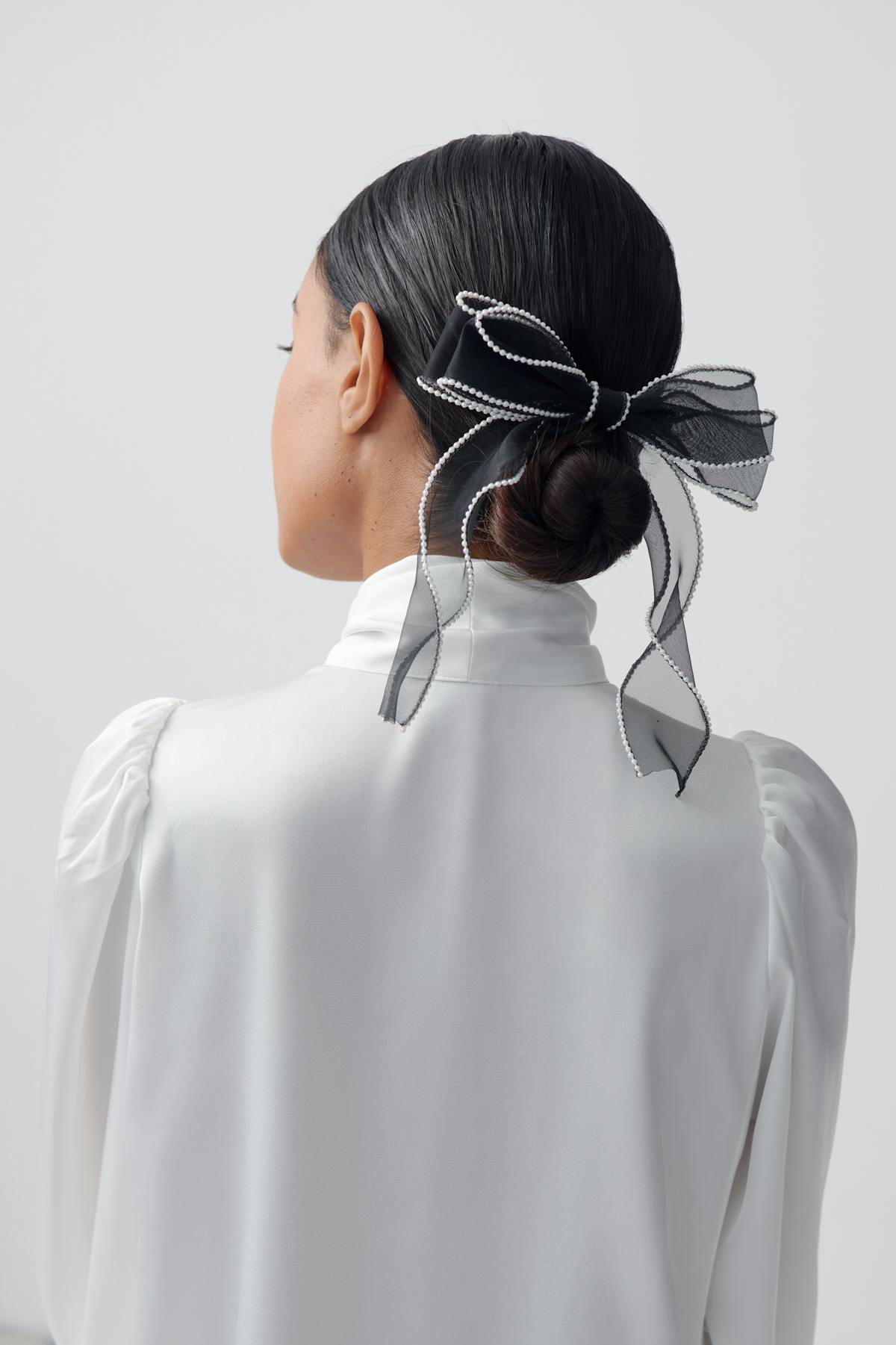 hair clip - Blanc