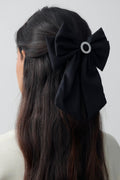 Bow hair clip - Argent