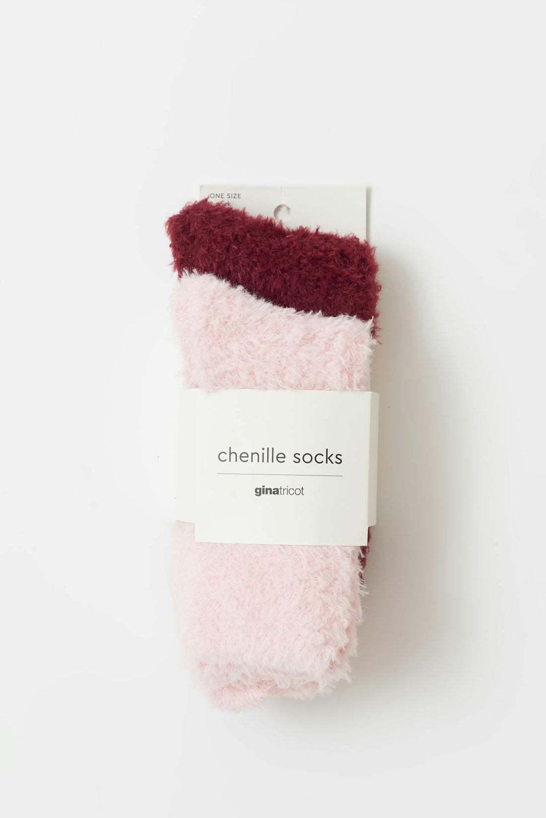2-pack chenille socks - Offwhite/beige