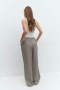 Relaxed wide trousers - Noir