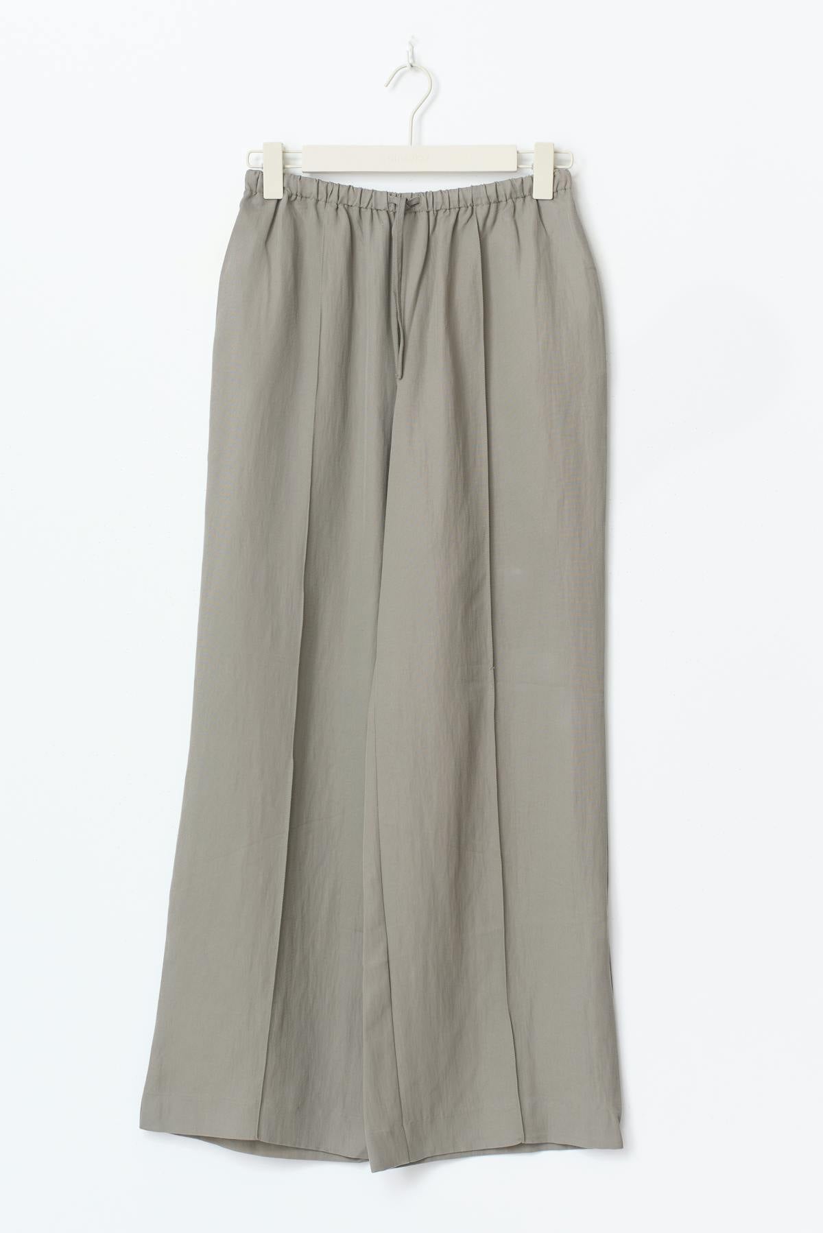 Relaxed wide trousers - Taupe