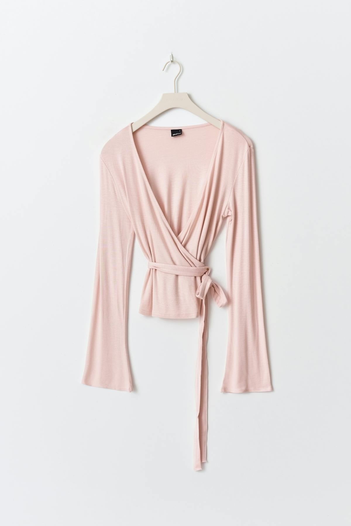 Wrap top - Pale lilac