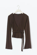 Wrap top - Skywriting