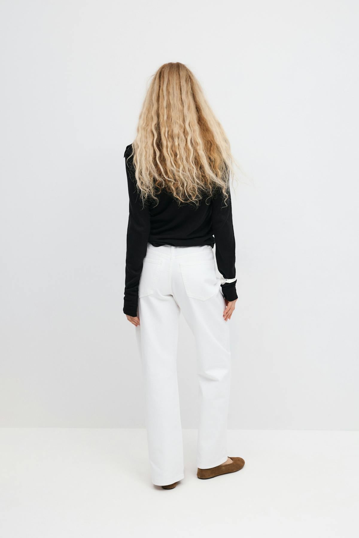 Perfect wide jeans - Offblack
