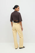 Perfect wide jeans - Rose clair
