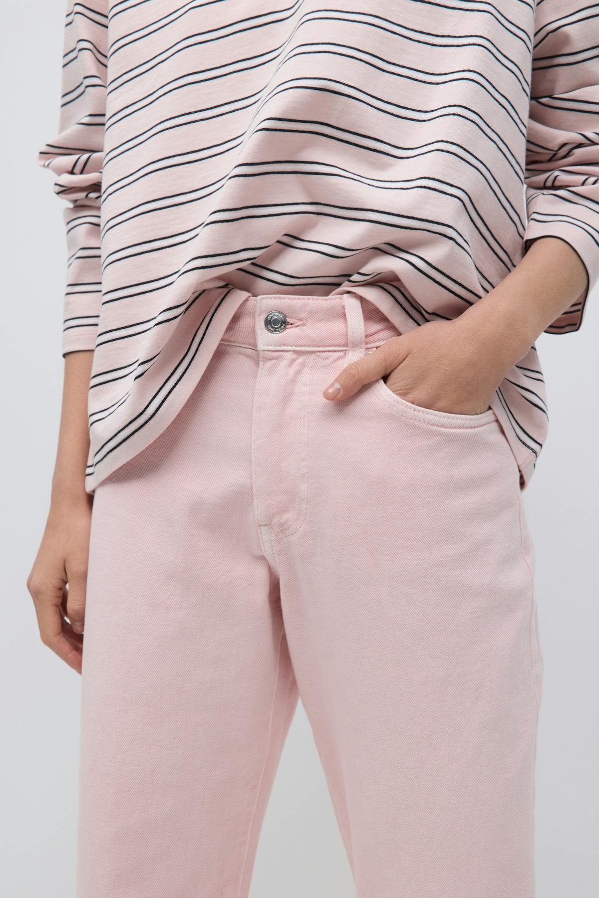 Perfect wide jeans - Beige