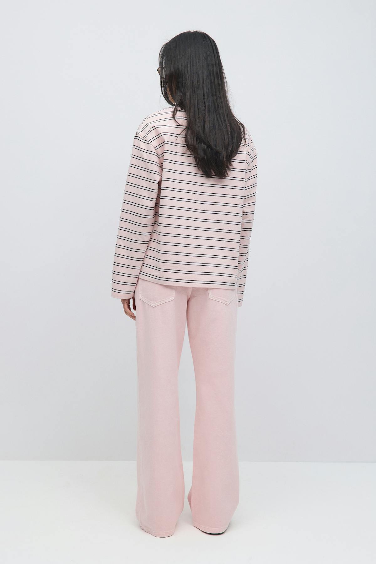 Perfect wide jeans - Beige