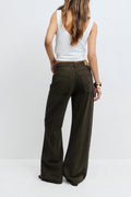 Perfect wide jeans - Rose clair