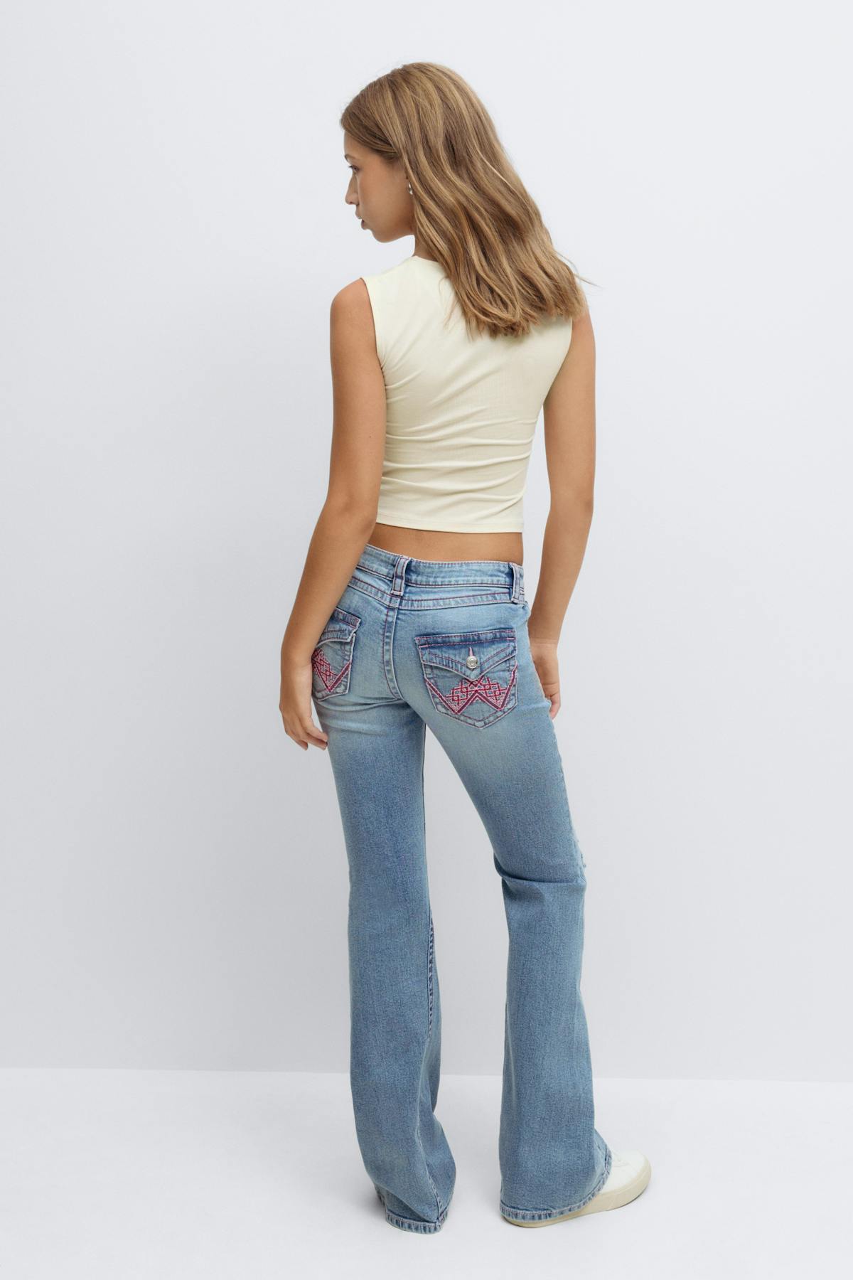 Iconic twisted jeans - Bleu clair