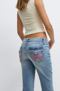 Iconic twisted jeans - Bleu clair