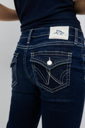 Iconic twisted jeans - Bleu foncé