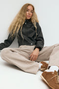 Short pu jacket - Offblack