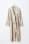Long trench coat - Beige clair