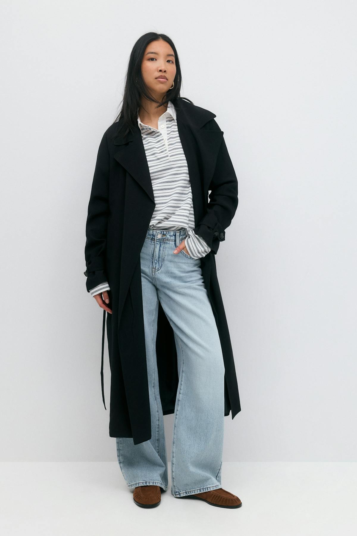 Long trench coat - Noir