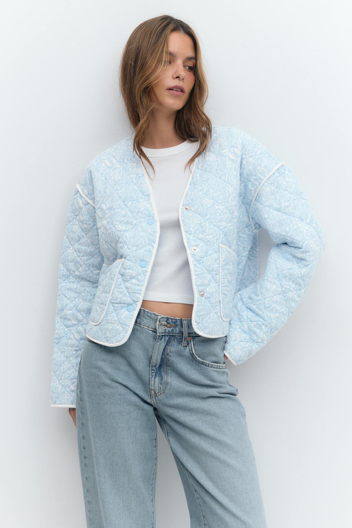 Quilted jacket - Vert