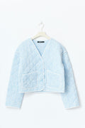 Quilted jacket - Bleu clair