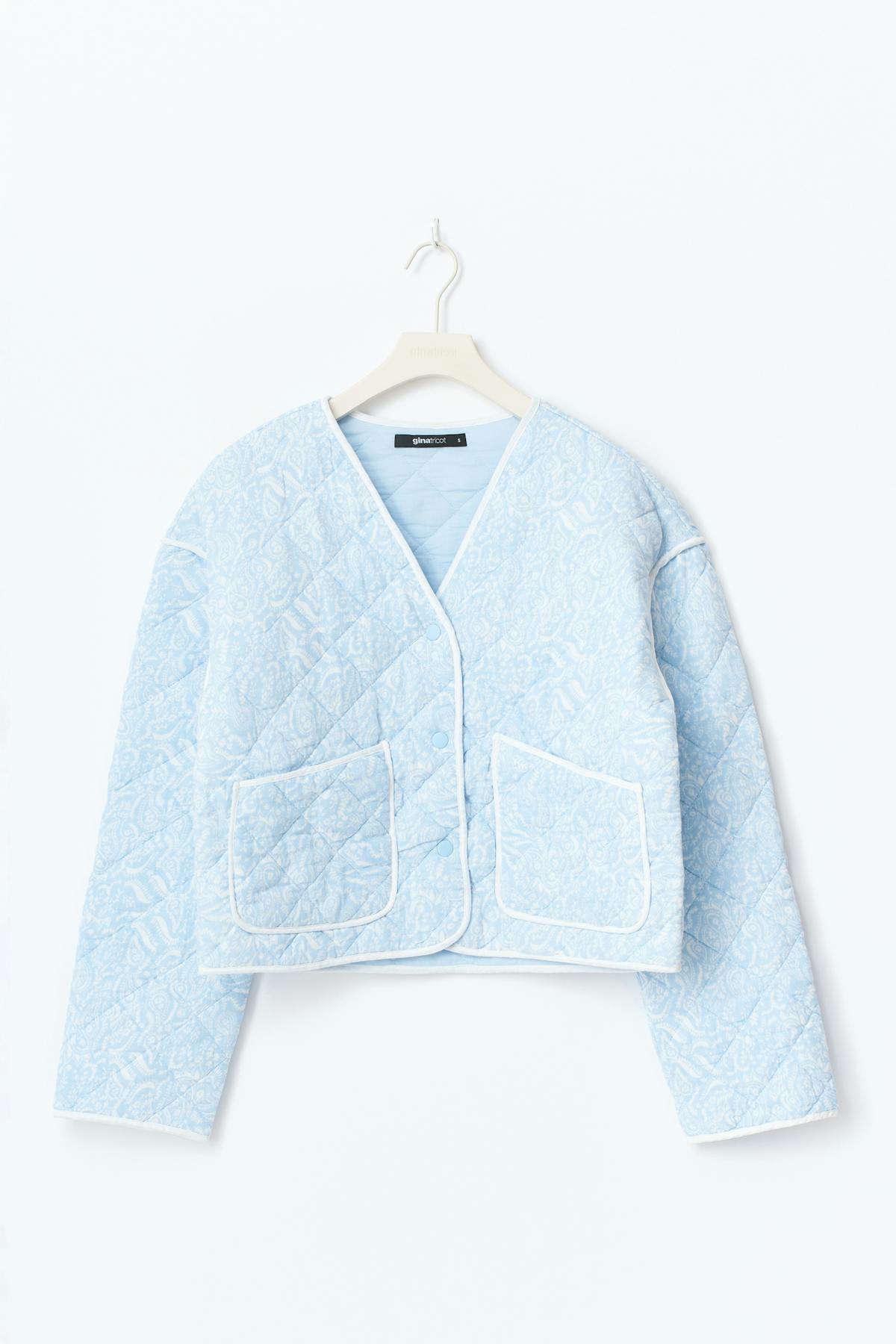 Quilted jacket - Bleu clair