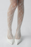 lace tights - Noir
