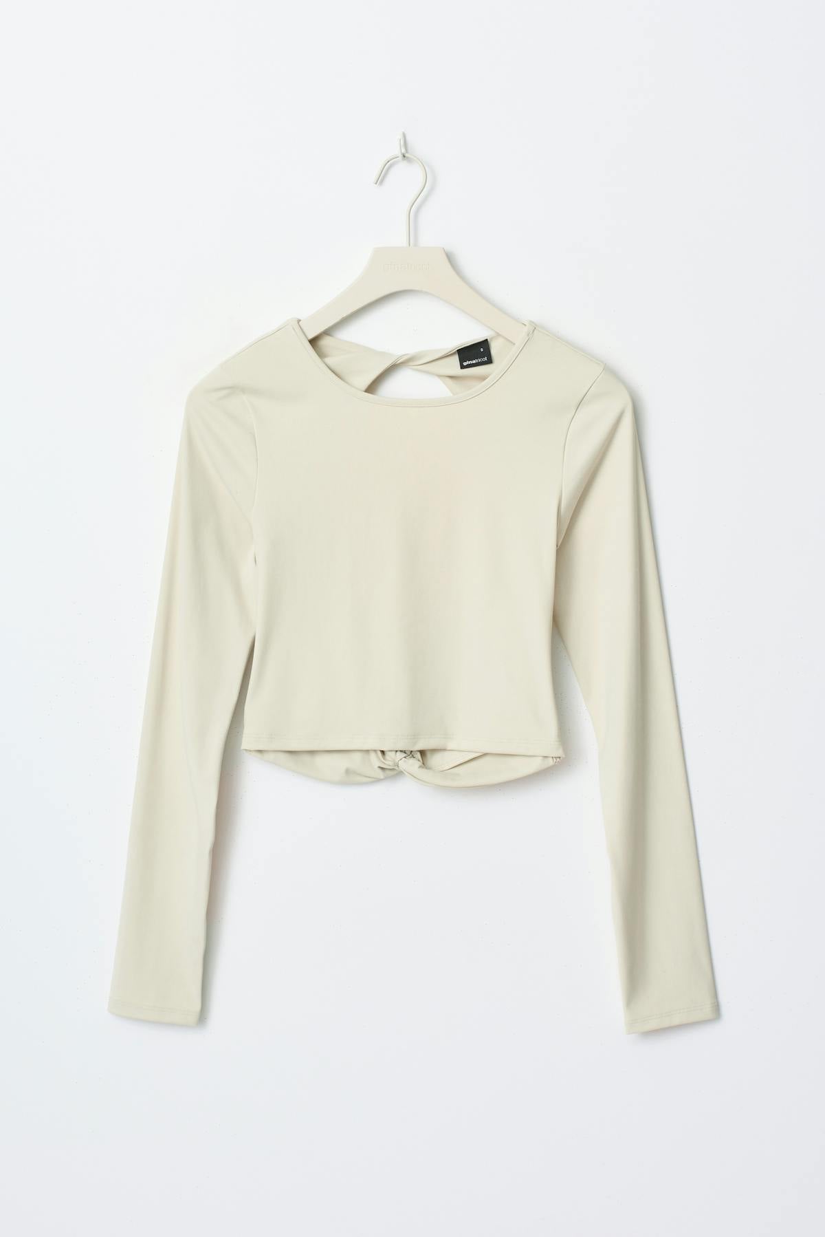 Yoga twist top - Crème