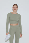 Yoga twist top - Crème