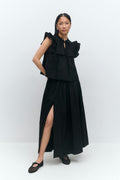 Poplin skirt - Blanc