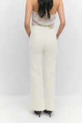 Front pocket flare jeans - Mid blue