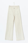 Front pocket flare jeans - Sable clair