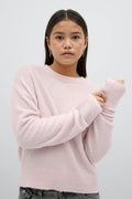 y knitted sweater - Rose