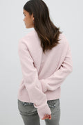 y knitted sweater - Rose