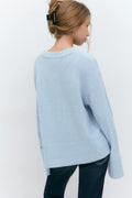 y knitted sweater - Grey melange