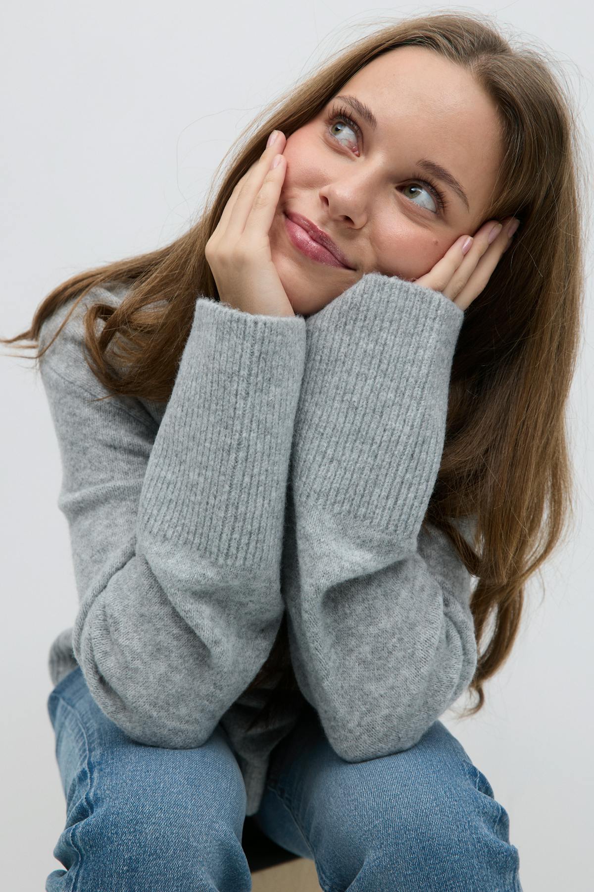 y knitted sweater - Bleu marine