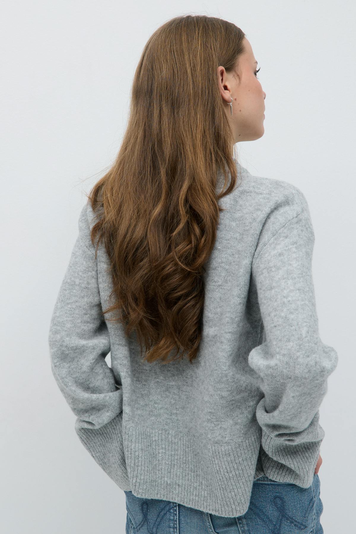 y knitted sweater - Bleu marine