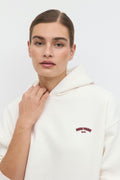 Oversized print hoodie - Bleu marine foncé