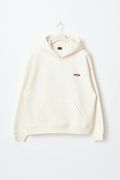 Oversized print hoodie - Gardenia