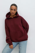 Oversized print hoodie - Greymel/little life