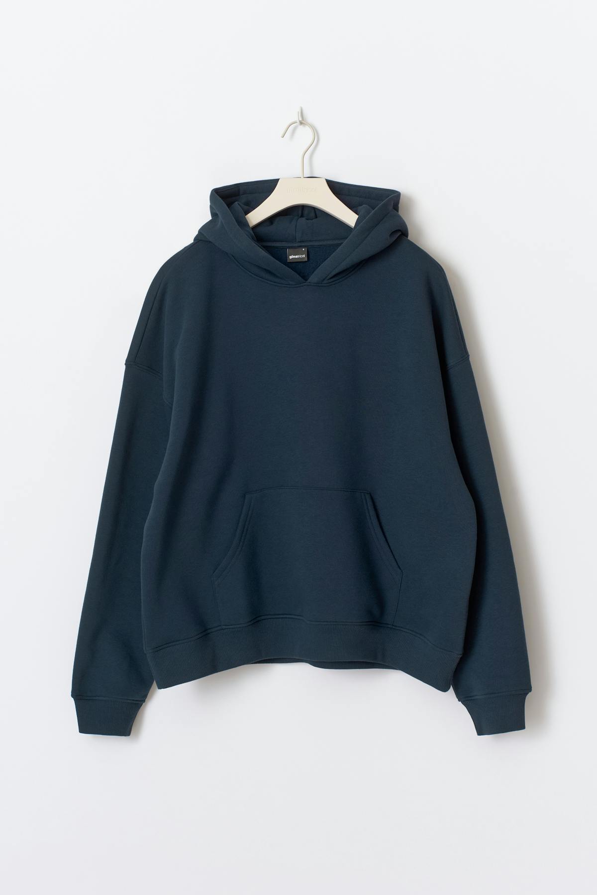 Oversized print hoodie - Offblack/lamour