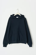 Oversized print hoodie - Bleu marine foncé
