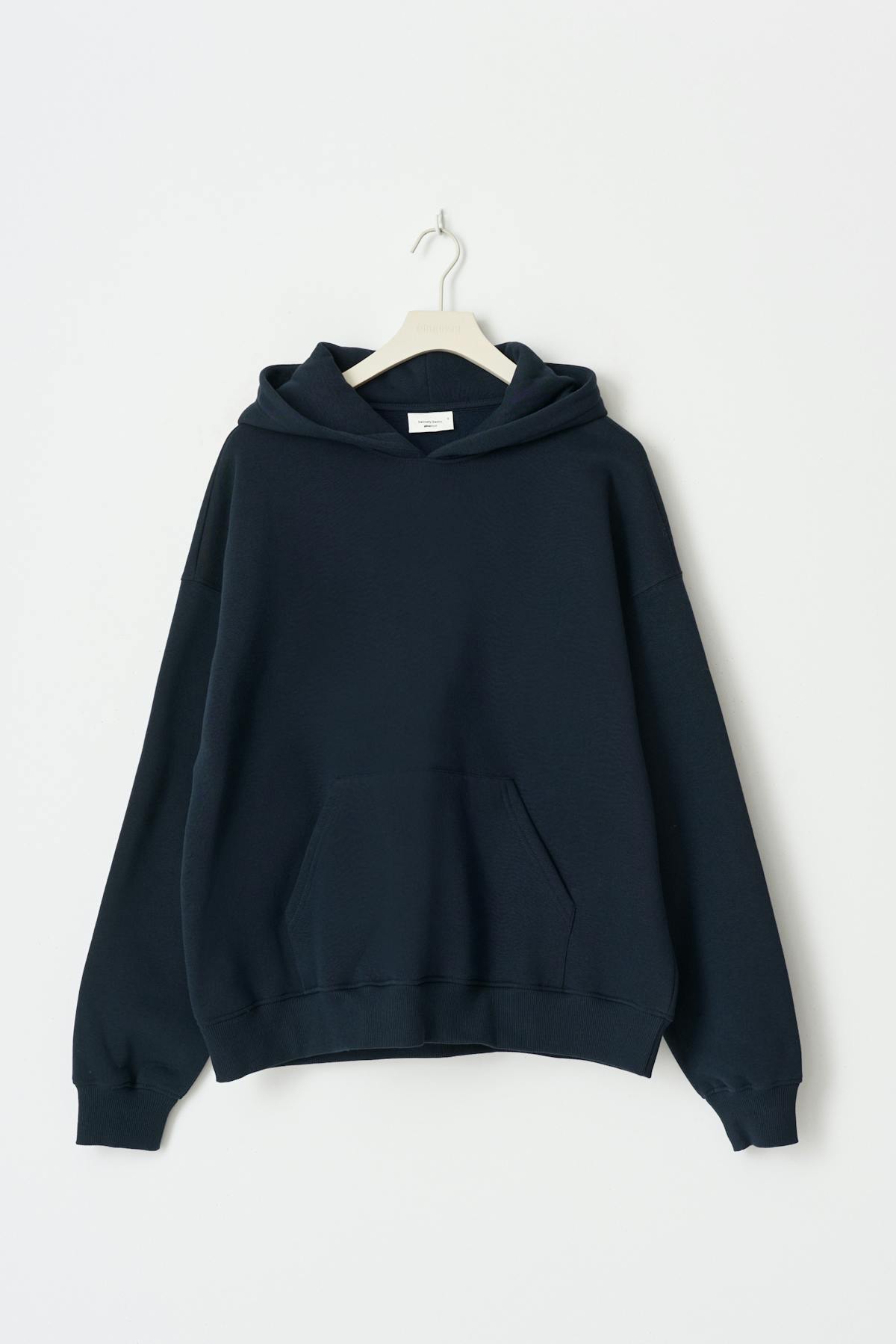 Oversized print hoodie - Bleu marine foncé